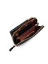 Small Phone Wallet Black Lightweight Multi-Compartment Kiss Lock Zipper Casual Plain For Daily Trip