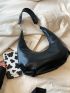 Minimalist Hobo Bag Pu Fashion