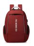 Medium Functional Backpack Letter Pattern For School