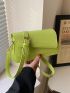 Small Flap Square Bag Embroidered Detail