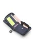 Two Tone Small Wallet With Zipper