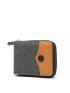 Two Tone Small Wallet With Zipper