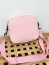 Mini Square Bag Letter Graphic Nylon