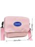 Mini Square Bag Letter Graphic Nylon