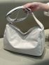 Minimalist Hobo Bag White