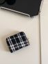 Two Tone Small Wallet Plaid
