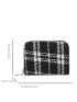 Two Tone Small Wallet Plaid