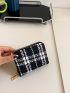 Two Tone Small Wallet Plaid
