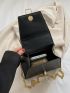 Small Flap Novelty Bag Metal Decor