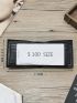 Letter Graphic Small Wallet Bifold Black