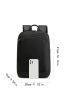 Minimalist Laptop Backpack Medium Black For Business