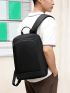 Minimalist Laptop Backpack Medium Black For Business