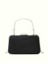 Mini Rhinestone Decor Glitter Box Bag Glamorous