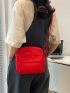 Mini Square Bag Neon Red Funky