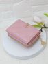 Floral Embossed Small Wallet Trifold