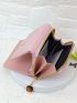 Floral Embossed Small Wallet Trifold