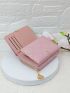 Floral Embossed Small Wallet Trifold