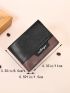 Two Tone Small Wallet Letter Graphic