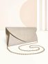 Minimalist Flap Square Bag Chain