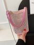 Mini Studded Decor Bucket Bag Fashion