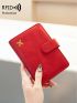 Airplane Graphic Passport Case RFID Blocking Red