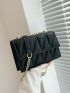 Quilted Pattern Chain Square Bag Fashion Pu