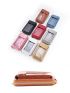 Clear Panel Phone Wallet With Zipper Touch Screen PU Fashionable