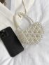 Mini Shoulder Bag Faux Pearl Beaded Fashionable