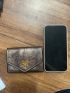 Tree Decor Small Wallet Trifold Snap Button PU Vintage