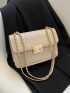 Quilted Square Bag Small Flap