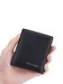 Letter Graphic Small Wallet Bifold Minimalist