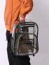 Clear Purse Casual Daypack Zipper PVC