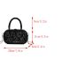 Mini Box Bag Rabbit & Letter Graphic Chain PU