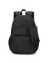 Large Capacity Leisure Simple Computer Travel Commuting Waterproof Backpack For Male And Female Students