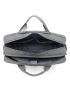 Zip Front Briefcase Oversized Black For Work
