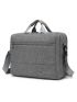 Zip Front Briefcase Oversized Black For Work