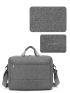 Zip Front Briefcase Oversized Black For Work