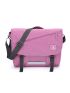 Women Purple Messenger Bag 14 Inch Laptop Shoulder Bag Student Casual Briefcase