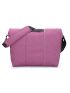 Women Purple Messenger Bag 14 Inch Laptop Shoulder Bag Student Casual Briefcase