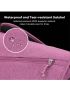 Women Purple Messenger Bag 14 Inch Laptop Shoulder Bag Student Casual Briefcase