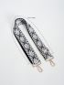 Geometric Pattern Bag Strap Bag Accessories Adjustable Removable Wide Strap