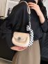 Minimalist Saddle Bag Metal Decor Mini