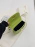 Mini Saddle Bag Twist Lock Flap PU