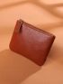 Litchi Embossed Coin Purse PU