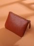 Litchi Embossed Coin Purse PU