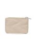 Quilted Coin Purse Zipper Beige