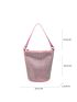 Mini Studded Decor Chain Strap Top Handle Fashion Style