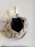 Medium Tote Bag Double Handle Solid Color