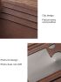 Litchi Embossed Small Wallet PU Brown