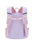 Colorblock Classic Backpack Cartoon Rabbit Pattern Release Buckle Decor For School